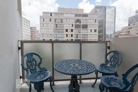 Varanda de apartamento à venda com 3 quartos, 197m² em Paraíso, São Paulo