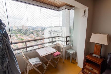 Varanda da Sala de apartamento à venda com 4 quartos, 120m² em Vila Suzana, São Paulo