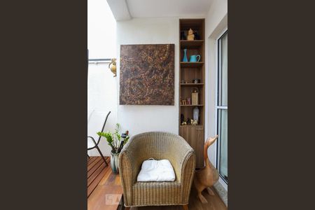 Varanda da sala de apartamento à venda com 2 quartos, 74m² em Jardim Caboré, São Paulo