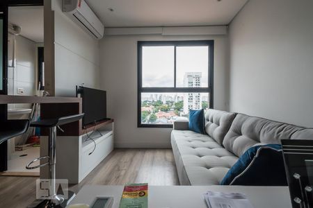 Sala de kitnet/studio para alugar com 1 quarto, 28m² em Cidade Monções, São Paulo