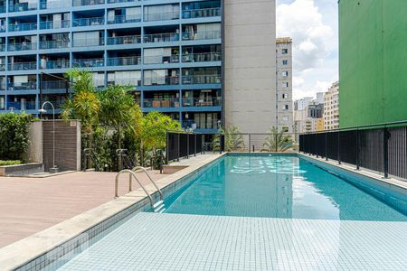 Studio à venda com 35m², 1 quarto e 1 vagaPiscina