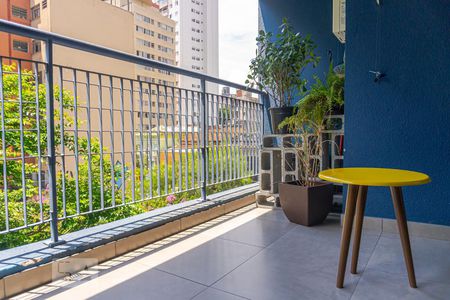 Studio à venda com 35m², 1 quarto e 1 vagaVaranda