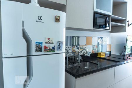 Cozinha de kitnet/studio à venda com 1 quarto, 35m² em Bela Vista, São Paulo