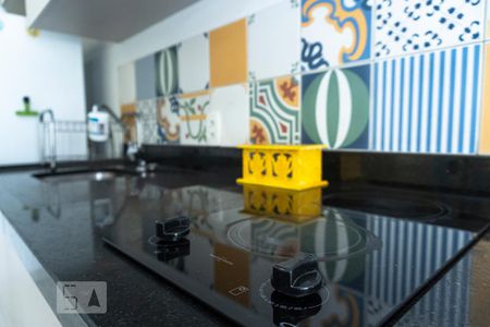 Cozinha de kitnet/studio à venda com 1 quarto, 35m² em Bela Vista, São Paulo