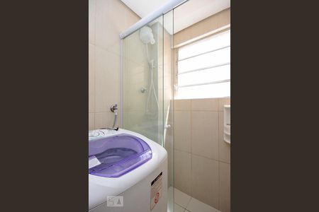 Banheiro de kitnet/studio para alugar com 1 quarto, 30m² em Vila Buarque, São Paulo