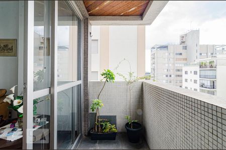 Varanda da sala de apartamento para alugar com 3 quartos, 107m² em Sumarezinho, São Paulo