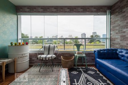 Apartamento à venda com 70m², 1 quarto e 1 vagaVaranda