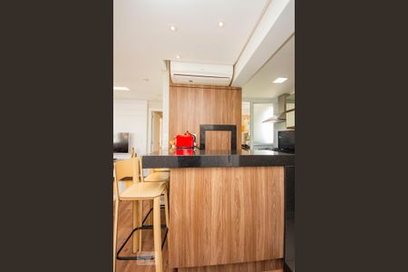 Apartamento à venda com 74m², 2 quartos e 2 vagasCozinha com Churrasqueira