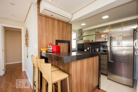 Apartamento à venda com 74m², 2 quartos e 2 vagasCozinha com Churrasqueira