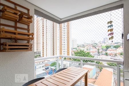 Sacada Sala de apartamento à venda com 2 quartos, 65m² em Vila Pires, Santo André