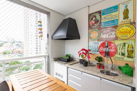 Sacada Sala de apartamento à venda com 2 quartos, 65m² em Vila Pires, Santo André