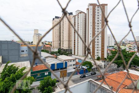 Vista Sacada Sala de apartamento à venda com 2 quartos, 65m² em Vila Pires, Santo André