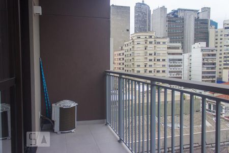 Varanda de kitnet/studio para alugar com 1 quarto, 29m² em República, São Paulo