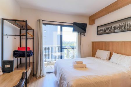 Sala/Quarto de kitnet/studio para alugar com 1 quarto, 22m² em Jardim das Acácias, São Paulo