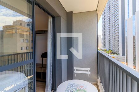 Studio para alugar com 22m², 1 quarto e sem vagaVaranda