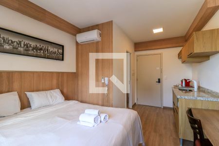 Sala/Quarto de kitnet/studio para alugar com 1 quarto, 22m² em Jardim das Acácias, São Paulo