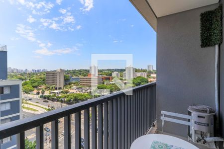 Varanda de kitnet/studio para alugar com 1 quarto, 22m² em Jardim das Acácias, São Paulo