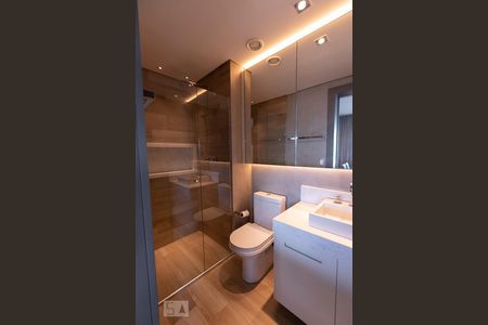 Studio à venda com 50m², 1 quarto e 2 vagasBanheiro