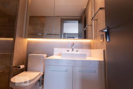 Studio à venda com 50m², 1 quarto e 2 vagasBanheiro