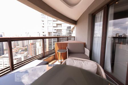 Studio à venda com 50m², 1 quarto e 2 vagasVaranda