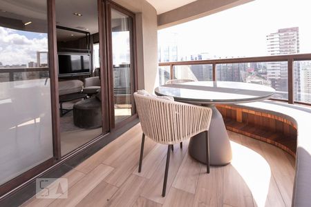 Studio à venda com 50m², 1 quarto e 2 vagasVaranda