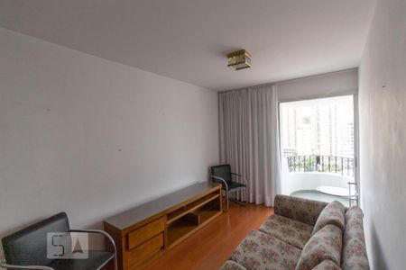 Sala de apartamento à venda com 1 quarto, 48m² em Jardim das Acacias, São Paulo