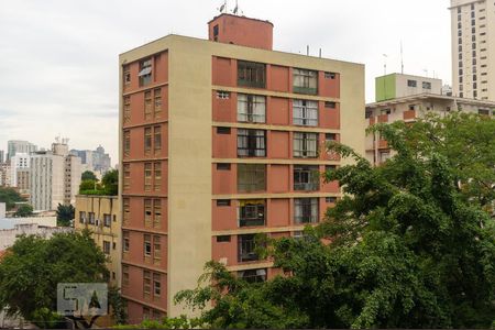 Sala/Quarto - Vista de kitnet/studio para alugar com 1 quarto, 30m² em Bela Vista, São Paulo