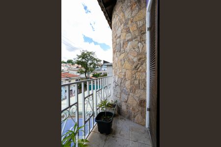 Varanda da Suíte 1 de casa à venda com 3 quartos, 140m² em Vila Catupia, São Paulo