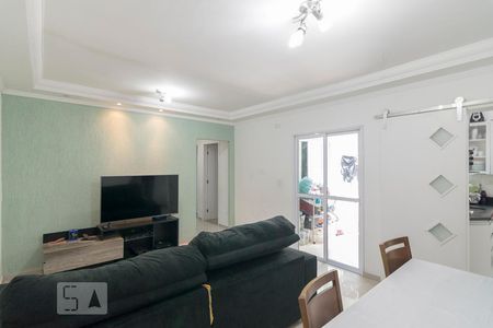 Sala de apartamento à venda com 3 quartos, 81m² em Parque das Nações, Santo André