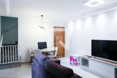 Sala de apartamento à venda com 3 quartos, 160m² em Parque das Nações, Santo André