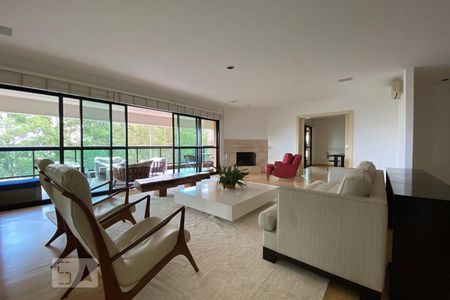 Sala de apartamento à venda com 4 quartos, 385m² em Jardim Fonte do Morumbi, São Paulo