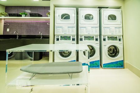 Studio à venda com 43m², 1 quarto e 1 vagaLavanderia