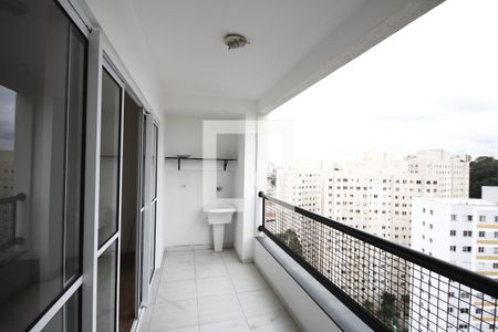 Varanda/Serviço de kitnet/studio para alugar com 1 quarto, 39m² em Cambuci, São Paulo