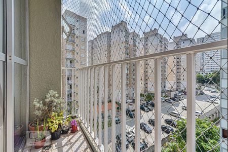 Sacada da Sala de apartamento à venda com 2 quartos, 58m² em Jardim Celeste, São Paulo