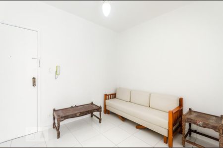 Sala de apartamento para alugar com 1 quarto, 45m² em Ponta da Praia, Santos