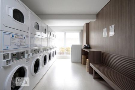 Studio para alugar com 34m², 1 quarto e 1 vagaLavanderia