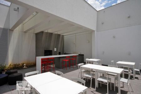 Studio para alugar com 34m², 1 quarto e 1 vagaChurrasqueira