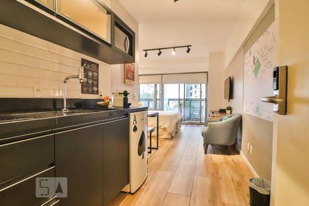 Sala de kitnet/studio à venda com 1 quarto, 28m² em República, São Paulo