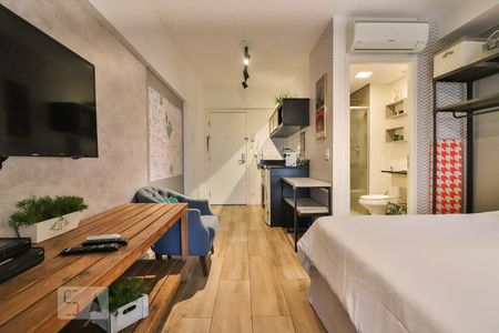 Sala/Quarto de kitnet/studio à venda com 1 quarto, 28m² em República, São Paulo