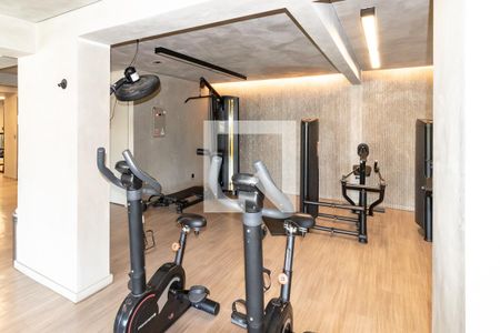 Studio para alugar com 26m², 1 quarto e sem vaga Studio para alugar com 26m², 1 quarto e sem vagaÁrea comum - Academia