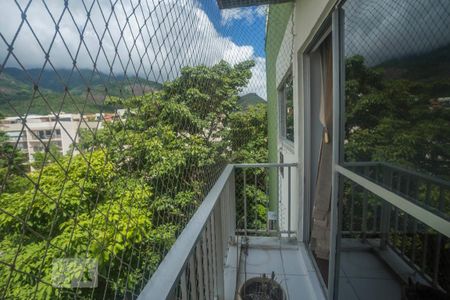 Varanda da Sala de apartamento para alugar com 3 quartos, 100m² em Anil, Rio de Janeiro