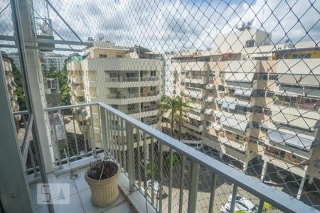 Varanda da Sala de apartamento para alugar com 3 quartos, 100m² em Anil, Rio de Janeiro