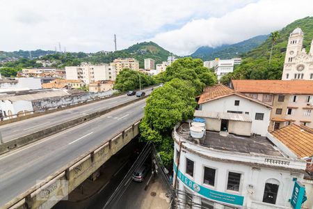 Vista da Varanda de kitnet/studio à venda com 1 quarto, 80m² em Praça da Bandeira, Rio de Janeiro