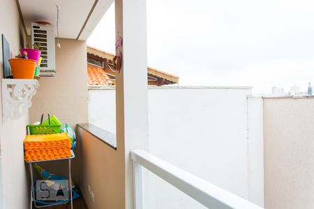 Varanda da Sala de apartamento à venda com 3 quartos, 90m² em Jardim Paraiso, Santo André