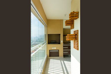 Varanda gourmet de apartamento para alugar com 3 quartos, 77m² em Campestre, Santo André