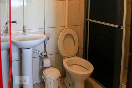 Banheiro detalhe de apartamento para alugar com 1 quarto, 40m² em Lagoa da Conceição, Florianópolis