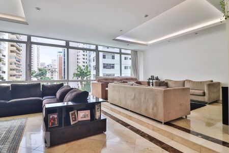Sala de apartamento à venda com 4 quartos, 270m² em Santa Cecília, São Paulo