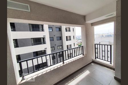 Varanda  de apartamento à venda com 1 quarto, 39m² em Brás, São Paulo