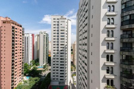 Vista de apartamento à venda com 1 quarto, 43m² em Indianópolis, São Paulo