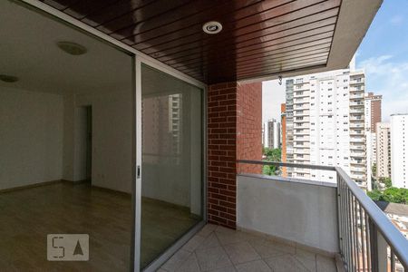 Varanda de apartamento à venda com 1 quarto, 43m² em Indianópolis, São Paulo